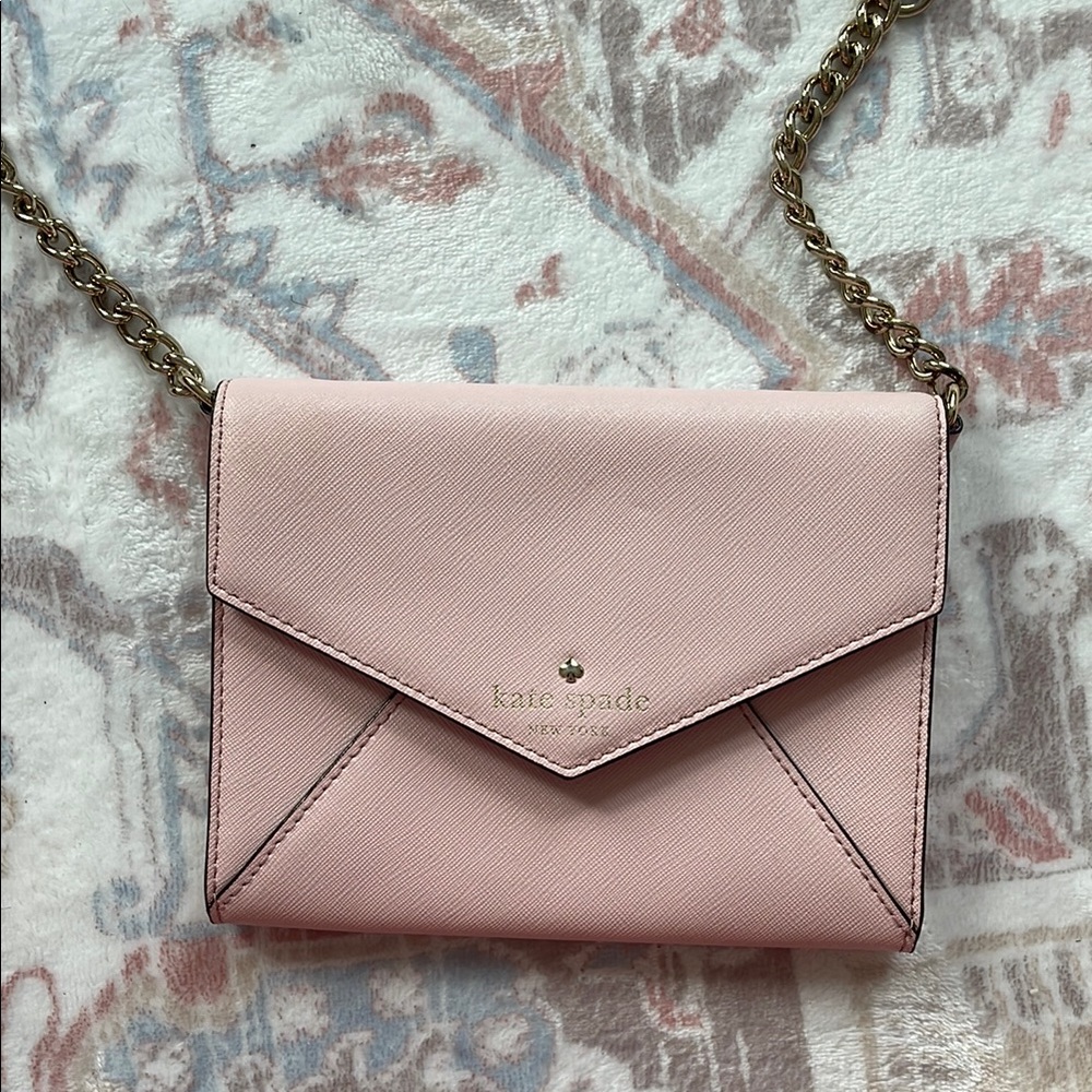 Kate Spade Pink Envelope Clutch